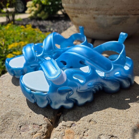 Melissa Shoes - Collina Strada Melissa Edition Puff Sandals Sky Blue Sz 5